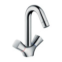 Bateria Umywalkowa 150 Z Kompletem Odpływowym Z Cięgłem Logis 71222000 Hansgrohe