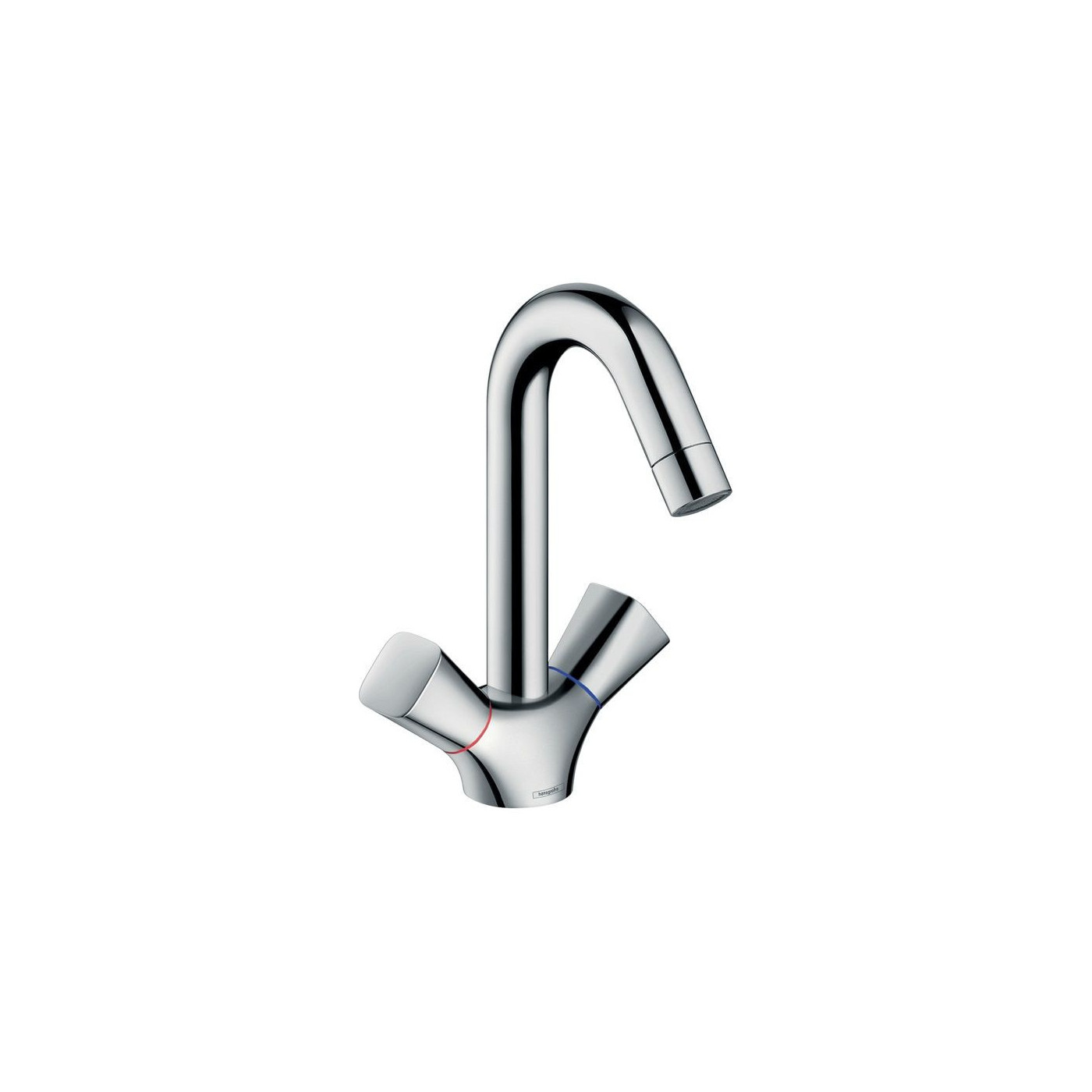 Bateria Umywalkowa 150 Z Kompletem Odpływowym Z Cięgłem Logis 71222000 Hansgrohe