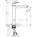 Bateria Umywalkowa 240 Fine Bez Kompletu Odpływowego Logis 71258670 Hansgrohe