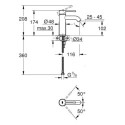 Bateria Umywalkowa Rozmiar S Essence Stal Nierdzewna 24172DC1 Grohe