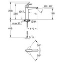 Bateria Umywalkowa Rozmiar XL Eurosmart Matte Black 239712433 Grohe