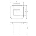 Uchwyt Punktowy Czarny Mat 8815ABL Omnires