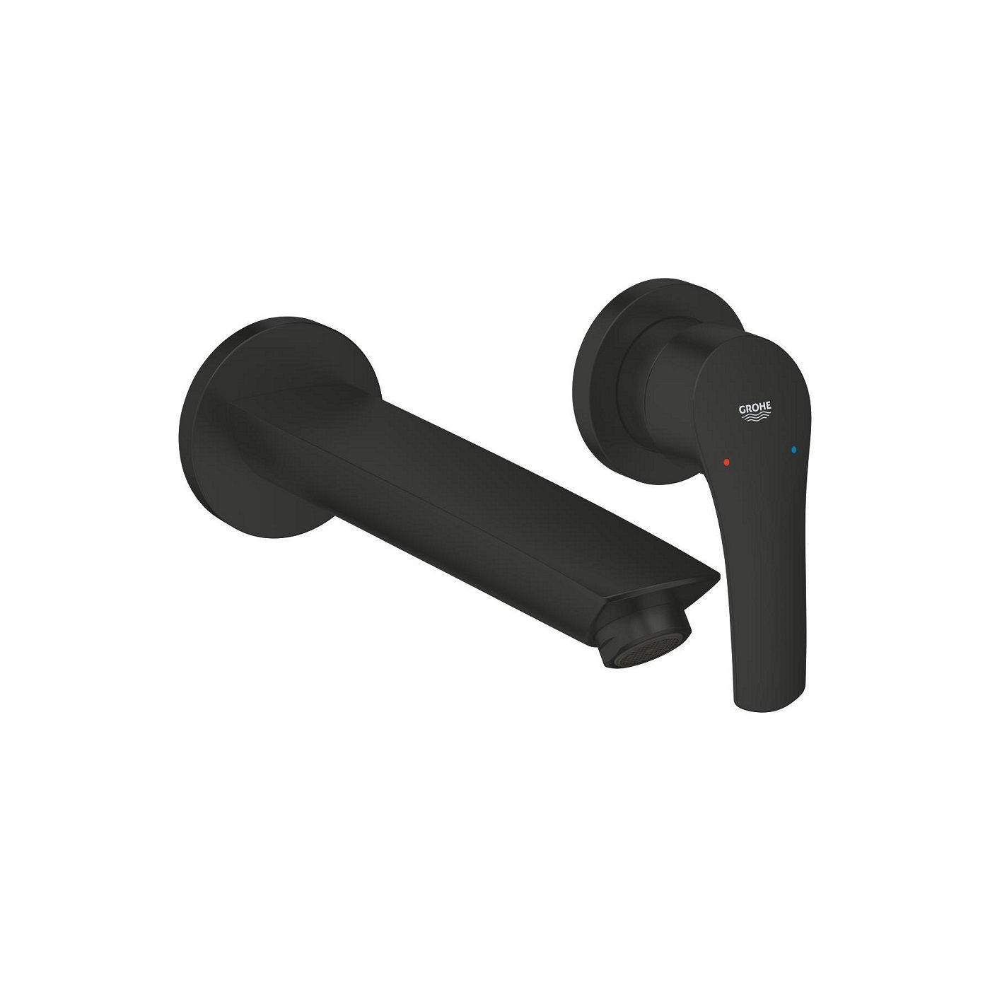 2-Otworowa Bateria Umywalkowa Do Montażu Podtynkowego Rozmiar M Eurosmart Matte Black 293382433 Grohe