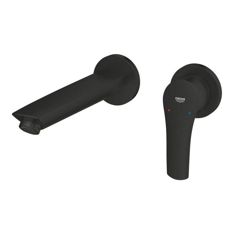 2-Otworowa Bateria Umywalkowa Do Montażu Podtynkowego Rozmiar M Eurosmart Matte Black 293382433 Grohe