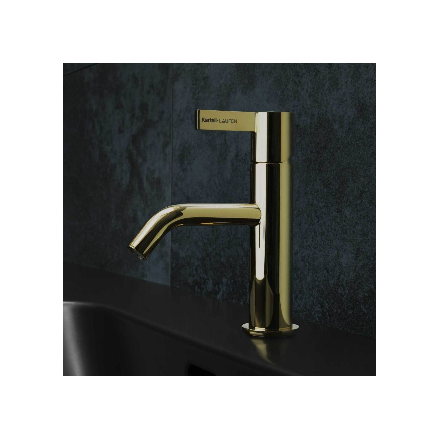 Bateria Umywalkowa Jednouchwytowa Kartell Złoty H3113310011001 Laufen