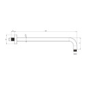 Ramię Deszczownicy 420 mm Miedź Szczotkowana 04052BRG Emporia