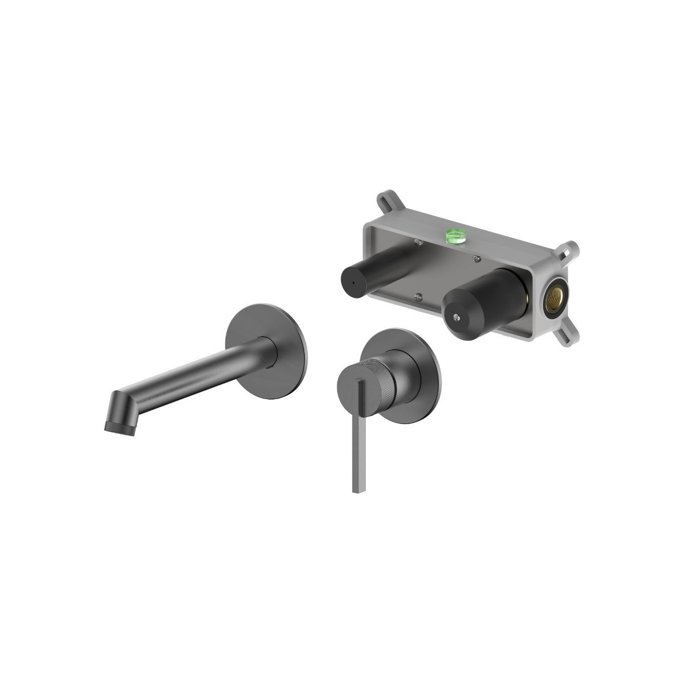 Bateria Umywalkowa Podtynkowa Z Boxem Ori Gun Metal 08012BN Emporia