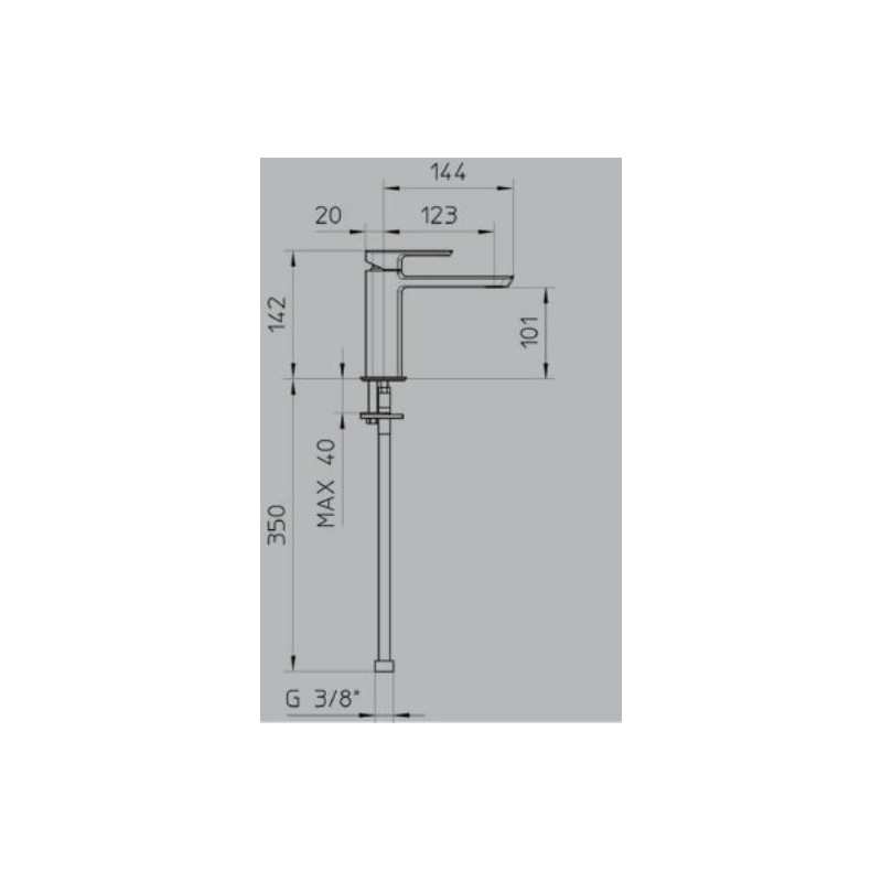 Bateria Umywalkowa Długa Mis 56308443 Palazzani