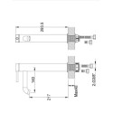 Bateria Umywalkowa Axel QB170A Kohlman
