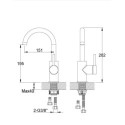 Bateria Umywalkowa Axel QB150A Kohlman