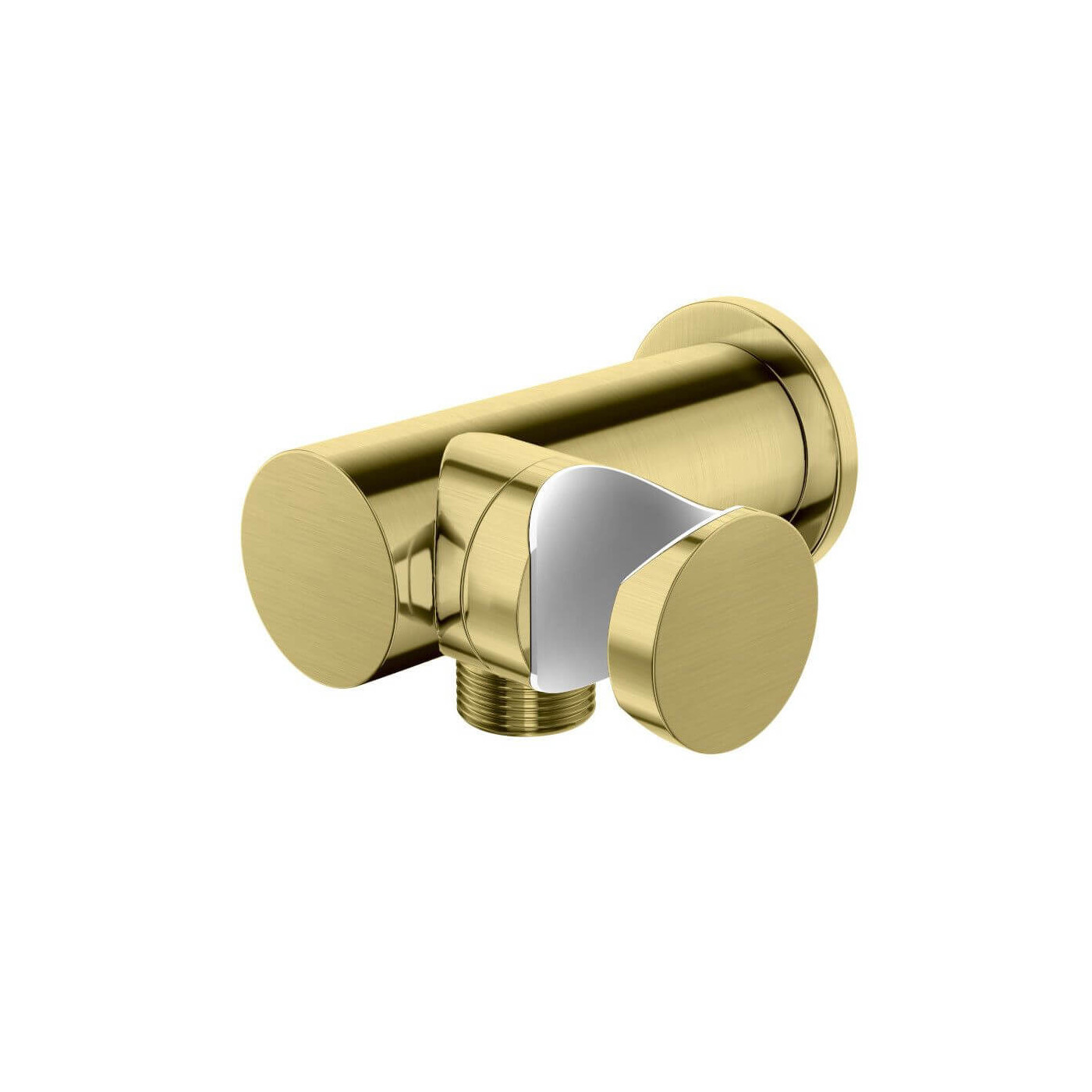 Uchwyt Słuchawkowy Z Przyłączem Wody Experience Brushed Gold QW004AEGDB Kohlman