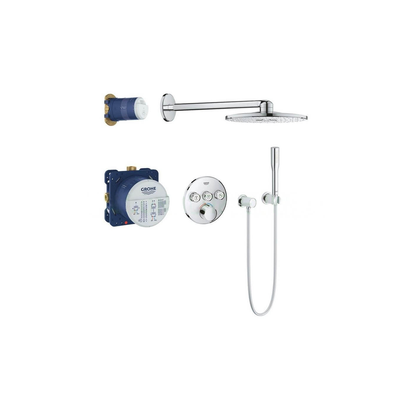 Podtynkowy Zestaw Prysznicowy SmartControl 34709000 Grohe