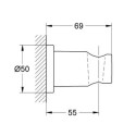 Uchwyt Prysznicowy Rainshower Hard Graphite 27074A00 Grohe