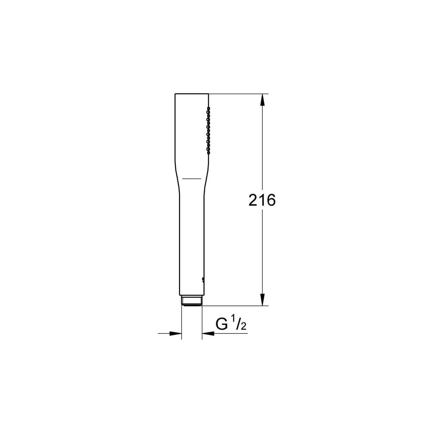 Jednostrumieniowy Prysznic Ręczny Euphoria Cosmopolitan Stick 27367000 Grohe
