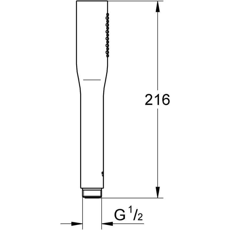 Jednostrumieniowy Prysznic Ręczny Euphoria Cosmopolitan Stick 27367000 Grohe