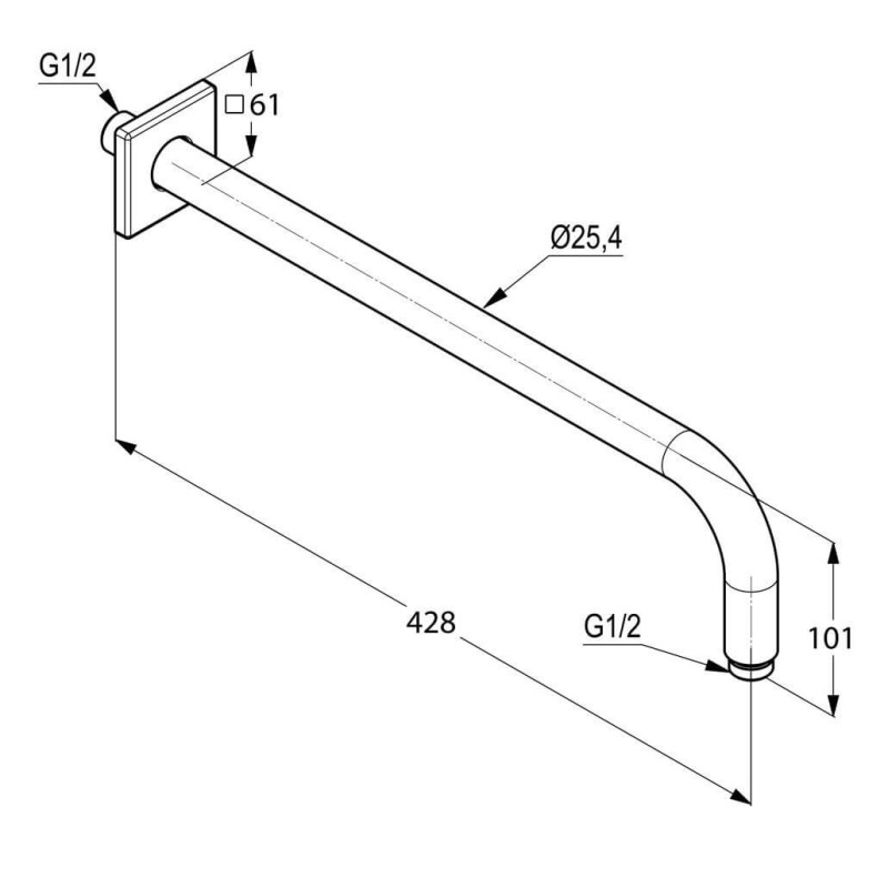 Rączka Natrysku A-QA 6653405-00 Kludi