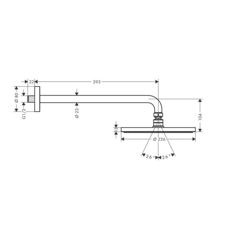 Deszczownica Raindance S 27607000 Hansgrohe