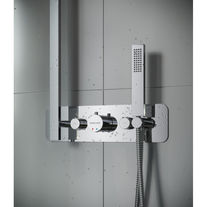 Zestaw Prysznicowy Rain Termo Krotos AREX.8081CR Excellent