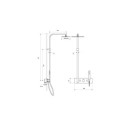 Zestaw Prysznicowy Rain Termo Krotos AREX.8081CR Excellent