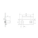Zestaw Prysznicowo-Wannowy Frost Quatro Termo AREX.4403CR Excellent