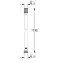 Wąż Prysznicowy Silverflex 1,75m Hard Graphite 28388A00 Grohe