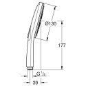 Słuchawka Rainshower Smartactive Brushed Warm Sunset 26574DL0 Grohe