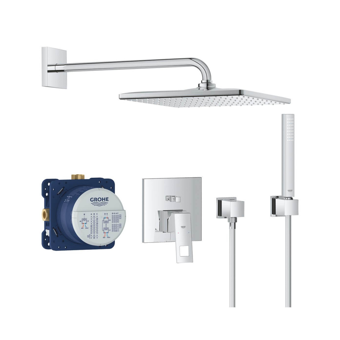 Zestaw Prysznicowy Eurocube 25238000 Grohe