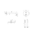 Zestaw Prysznicowy PI Czarny AREX.SET.1245BL Excellent