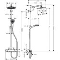 Kolumna Prysznicowa Showerpipe Crometta S 27268000 Hansgrohe