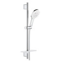 Zestaw Z Drążkiem Prysznicowym 3 Strumienie Rainshower SmartActive 130 Moon White 26576LS0 Grohe