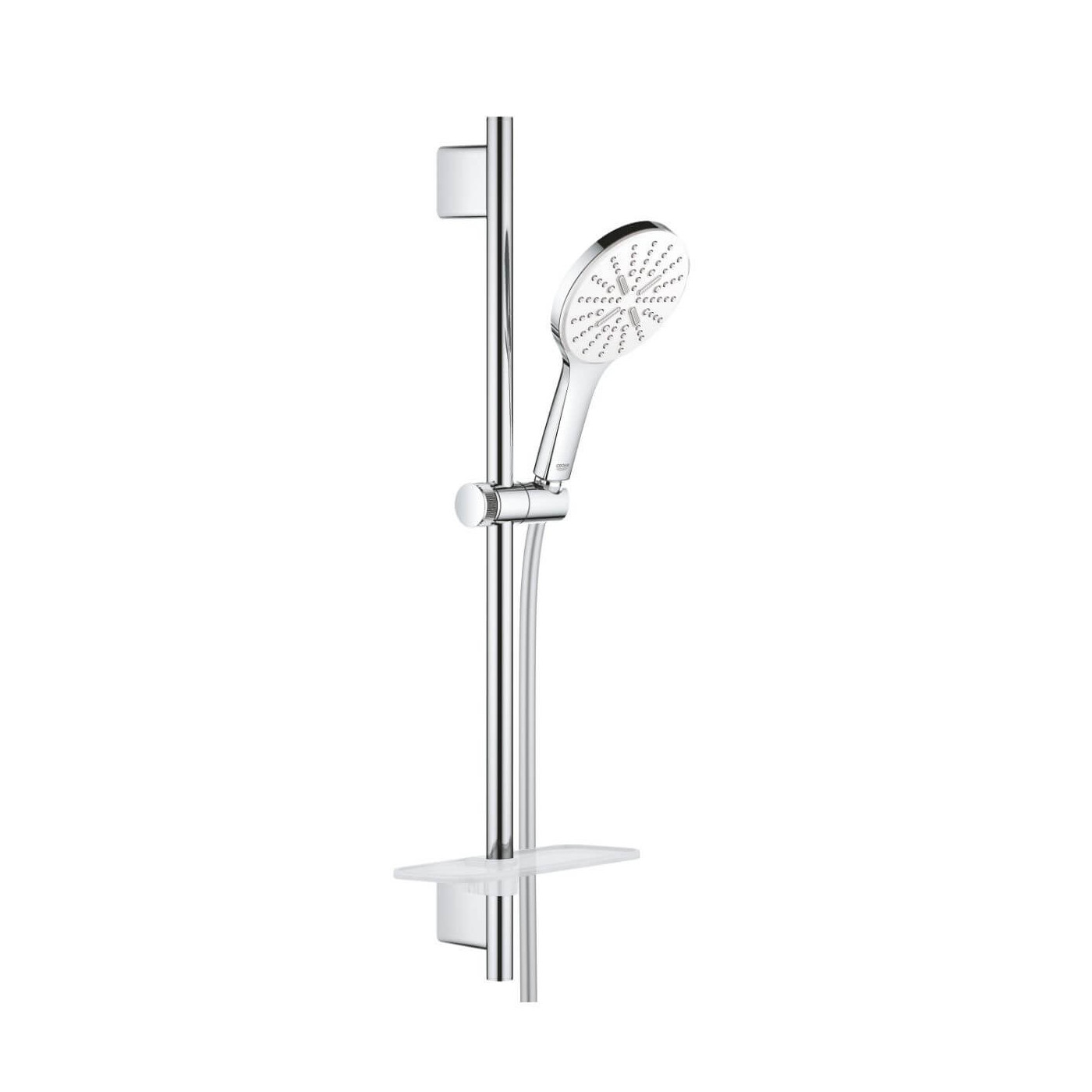 Zestaw Z Drążkiem Prysznicowym 3 Strumienie Rainshower SmartActive 130 Moon White 26576LS0 Grohe