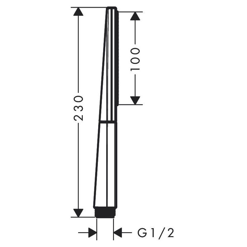 Główka Prysznicowa Rainfinity 100 1 Jet 26867670 Hansgrohe