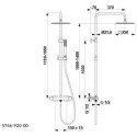 Kolumna Natryskowa Termostatyczna Logon Premium Black 5746-920-81 KFA