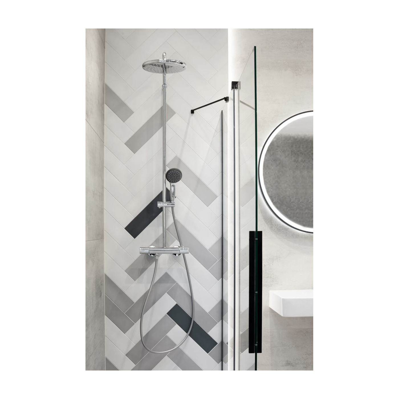 Kolumna prysznicowa Grohe Vitalio Start 250 Z Termostatem Chrom 26816000 Grohe