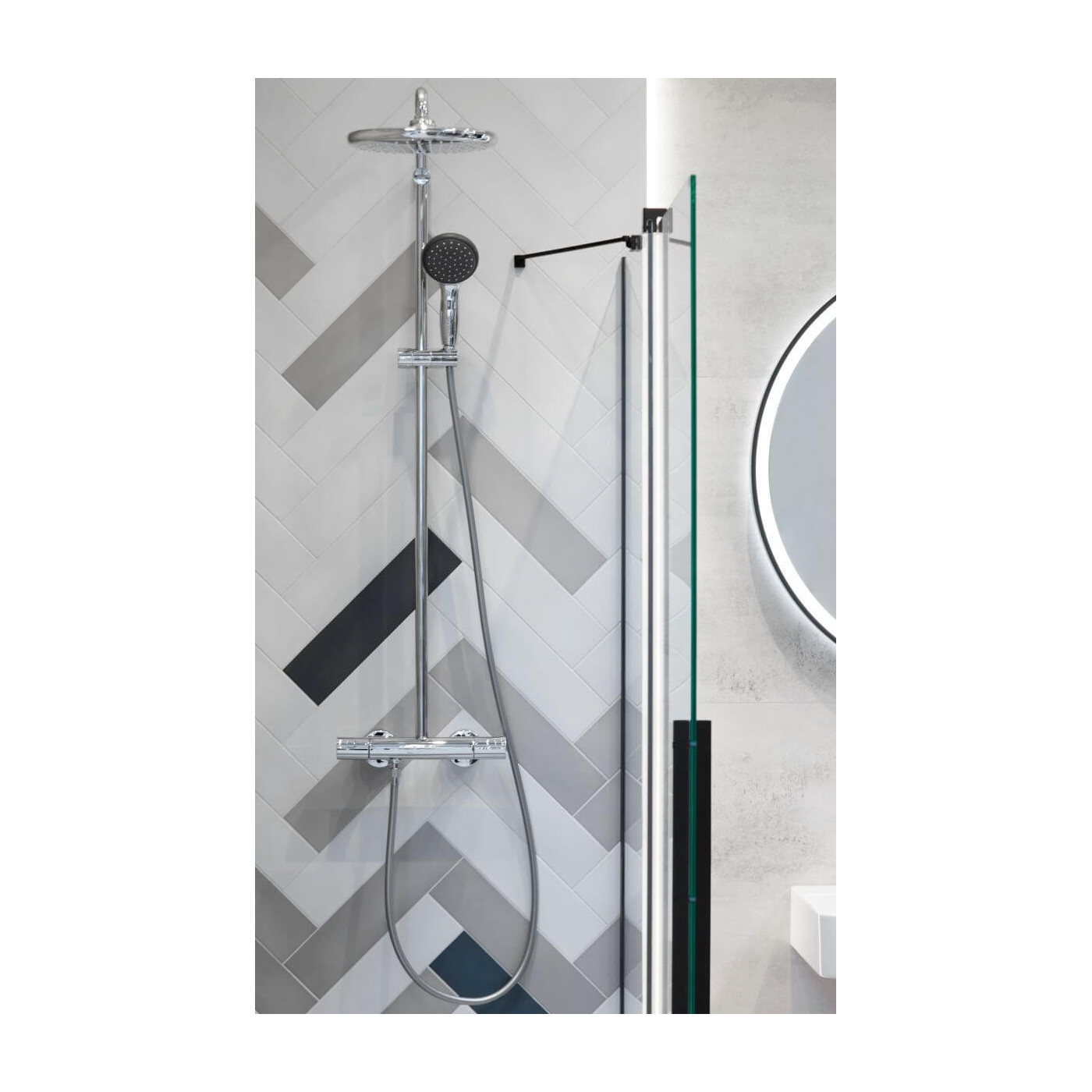 Kolumna prysznicowa Grohe Vitalio Start 250 Z Termostatem Chrom 26816000 Grohe