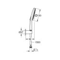 Zestaw Prysznicowy Rainshower Smartactive Cube 130 26589000 Grohe