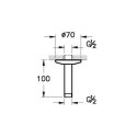 Ramię Deszczownicy Sufitowe 100 A45649 Vitra