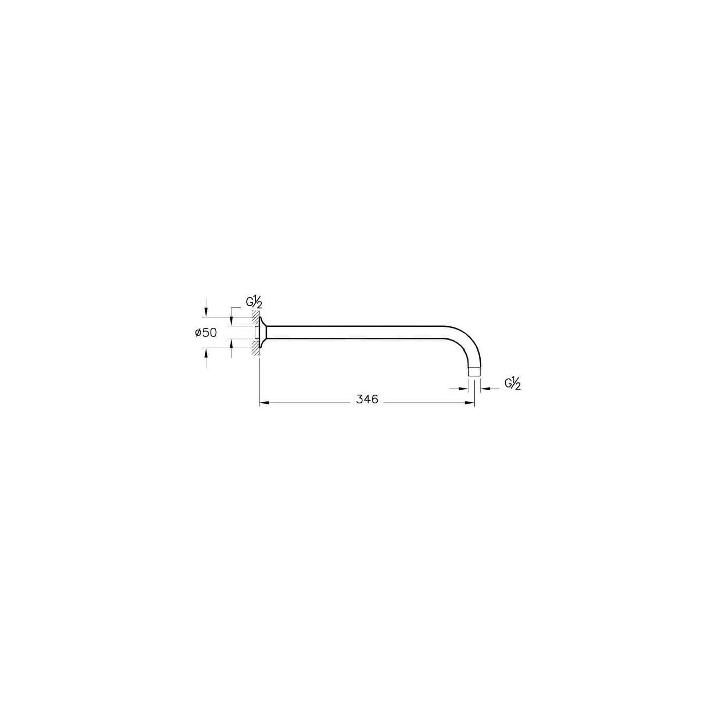Ramię Deszczownicy 300 A45652 Vitra