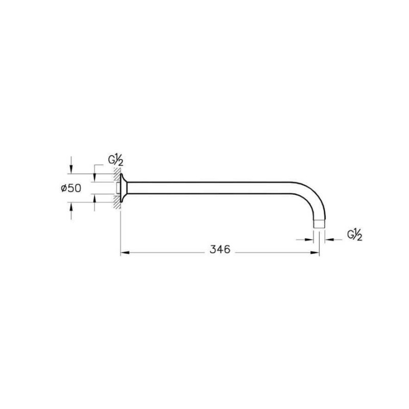 Ramię Deszczownicy 300 A45652 Vitra