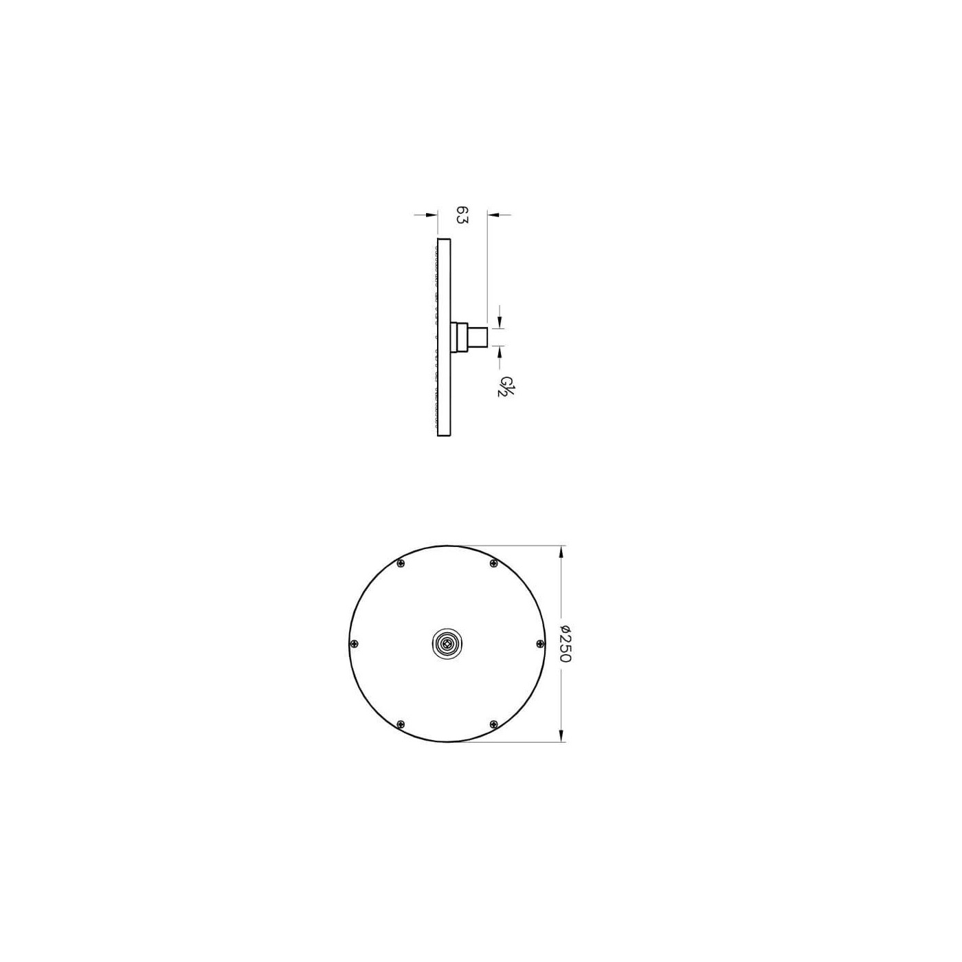 Deszczownica Okrągła Vichy XL 250 A45638 Vitra