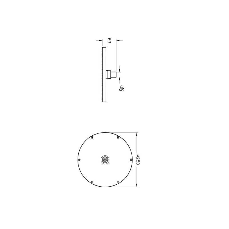 Deszczownica Okrągła Vichy XL 250 A45638 Vitra