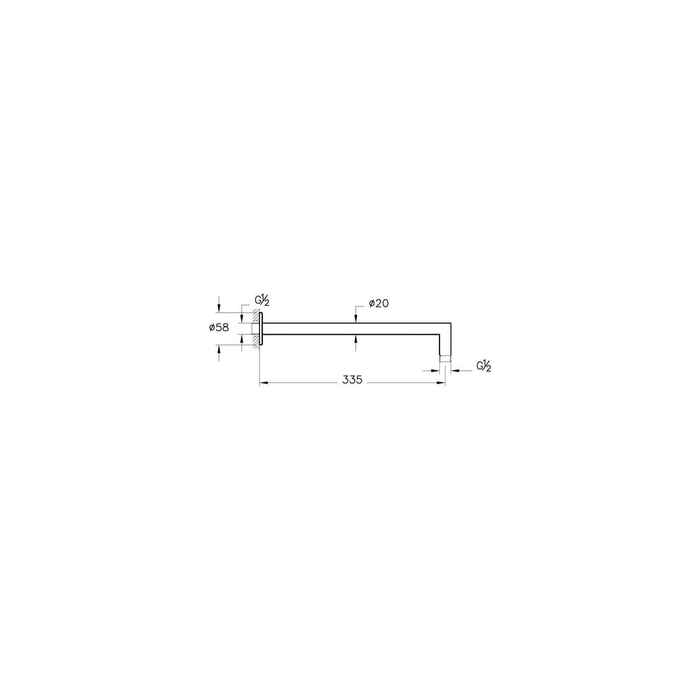 Ramię Deszczownicy Origin Copper A4263126 Vitra