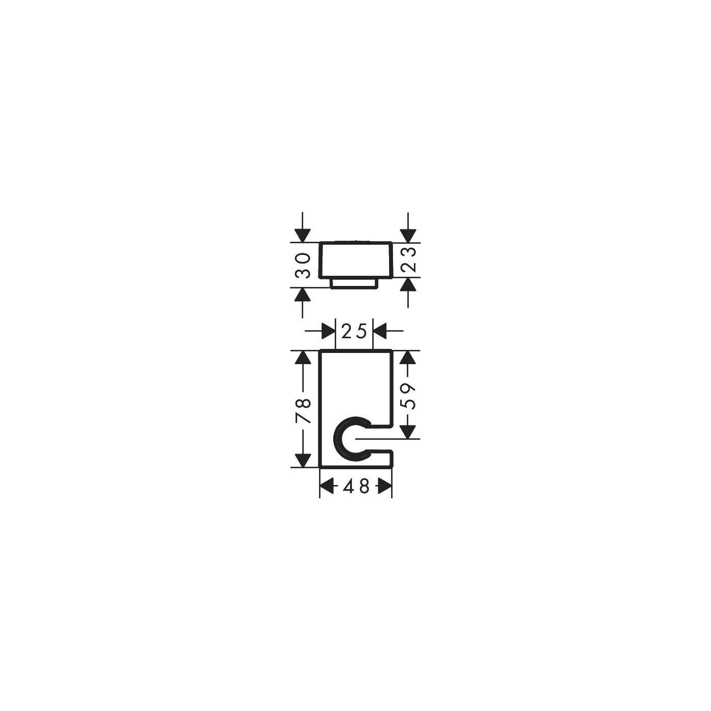 Uchwyt Prysznicowy Porter E 28387670 Hansgrohe