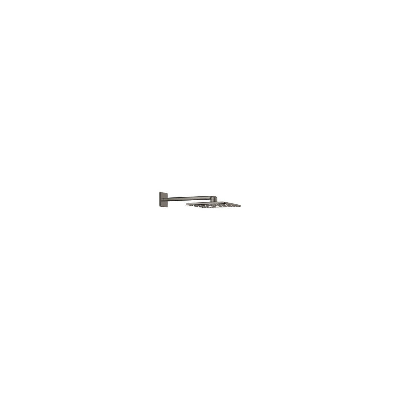 Deszczownica Z Ramieniem 430 mm 2 Strumienie Rainshower SmartActive 310 Cube Brushed Hard Graphite 26479AL0 Grohe