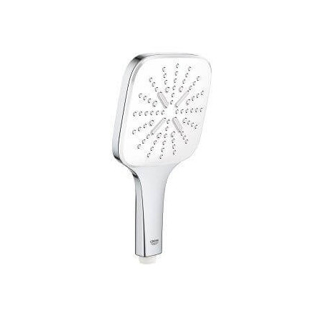 Prysznic Ręczny 3 Strumienie Rainshower SmartActive 130 Cube Moon White 26551LS0 Grohe