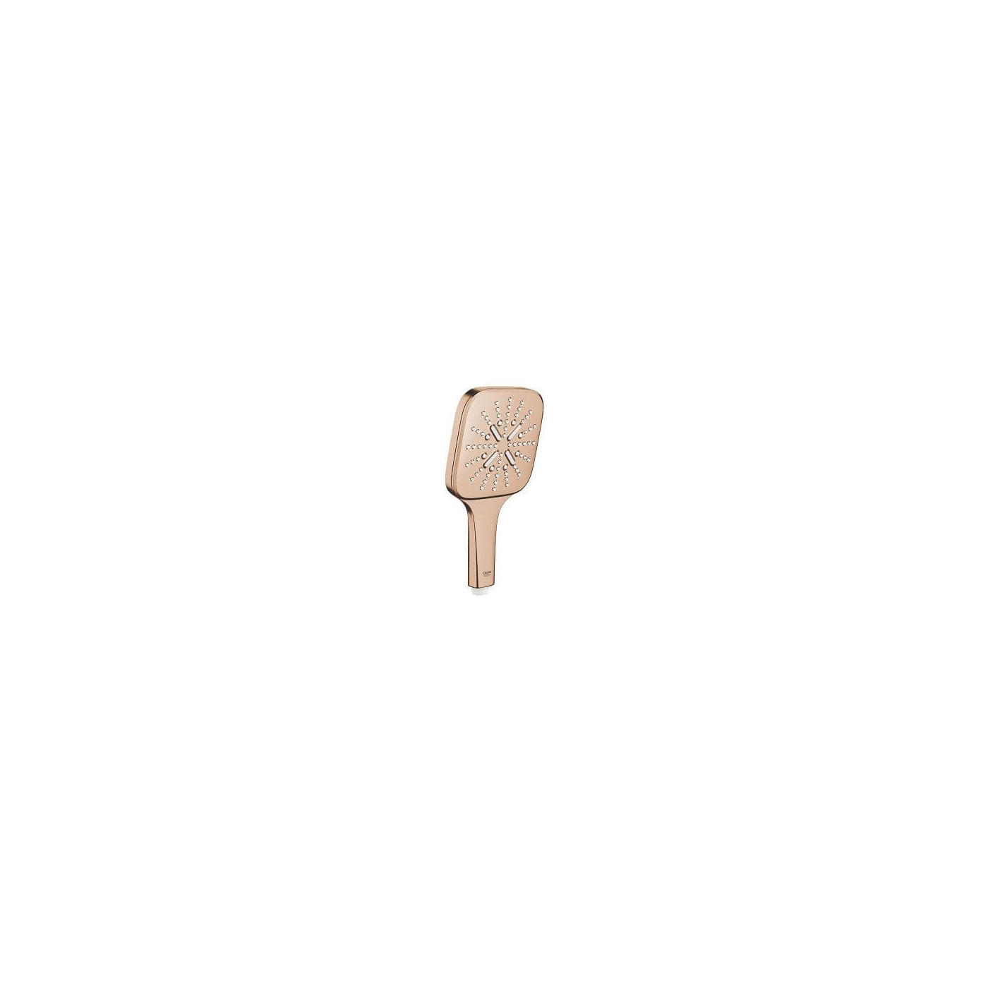 Prysznic Ręczny 3 Strumienie Rainshower SmartActive 130 Cube Brushed Warm Sunset 26582DL0 Grohe