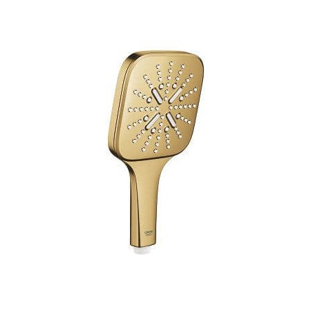 Prysznic Ręczny 3 Strumienie Rainshower SmartActive 130 Cube Brushed Cool Sunrise 26582GN0 Grohe