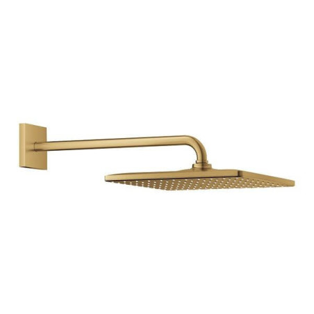 Deszczownica Z Ramieniem 422 mm 1 Strumień Rainshower Mono 310 Cube Brushed Cool Sunrise 26564GN0 Grohe