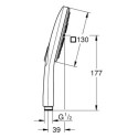 Słuchawka Prysznicowa Rainshower Smartactive 130 Cube 26582000 Grohe