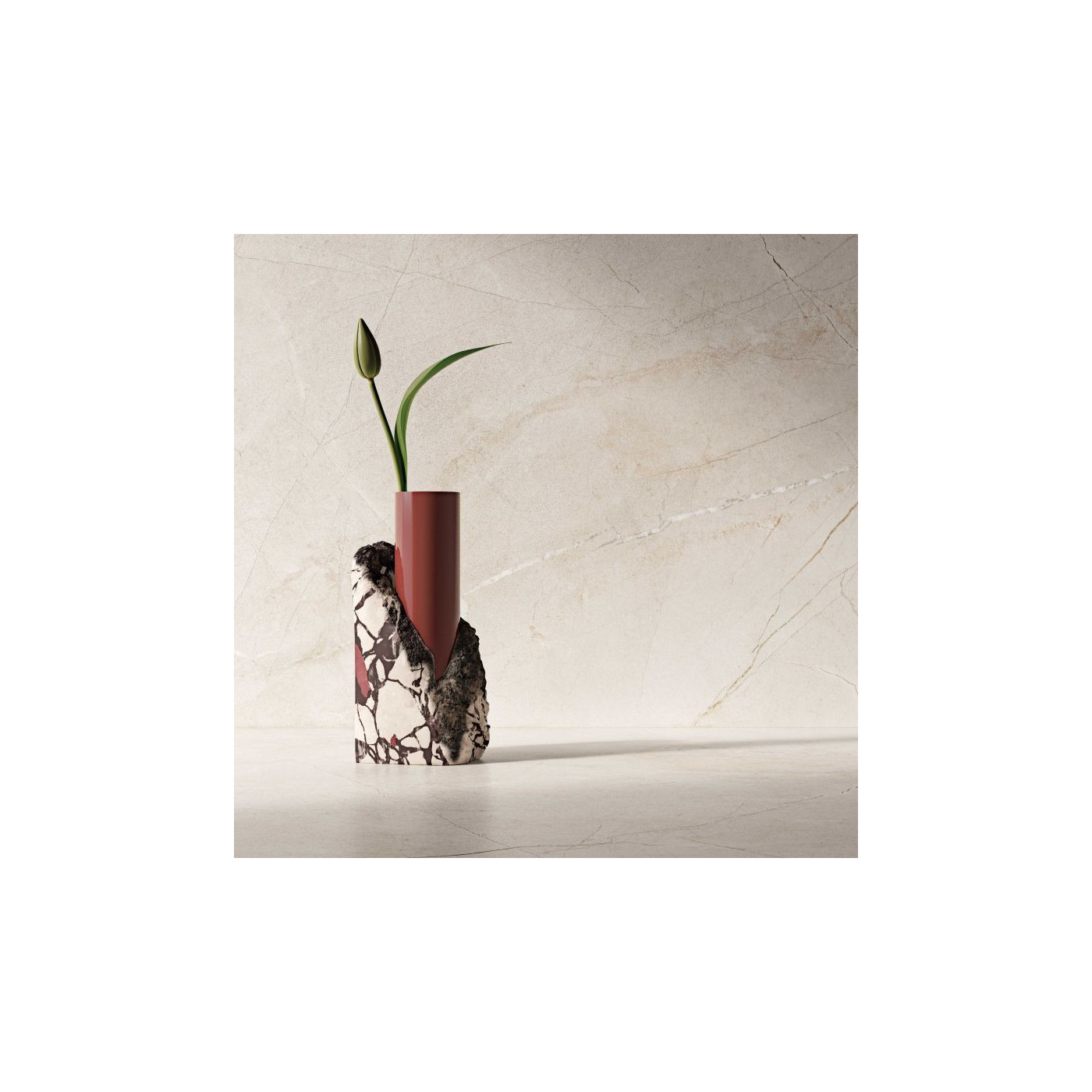 Płytka Podłogowa Supreme Memories Pulpis Ivory ANT 3D 120x120 Flaviker